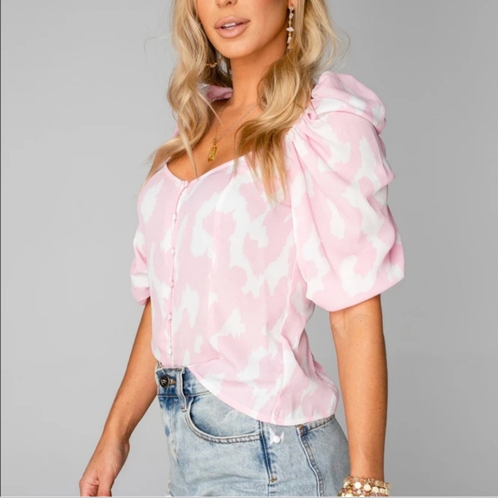 Demo Sweet Heart Top NWOT